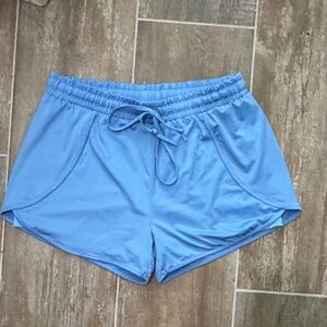 Sky Blue Women's Athletic Shorts